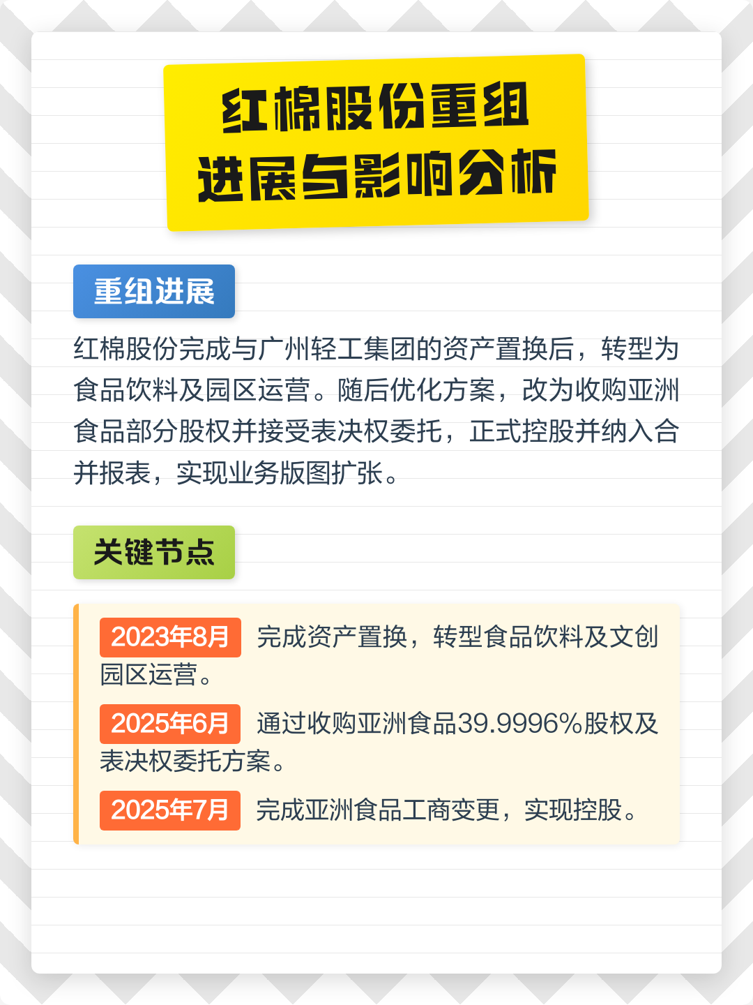 大兴安岭地区食品资产重组(食品资产重组案例)